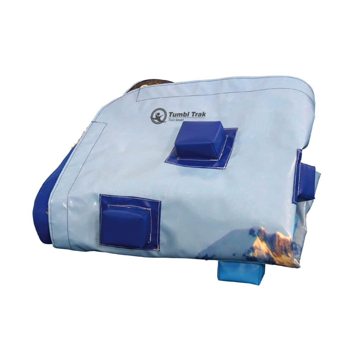 A photo of the Climbing Wall Overlay, folded.