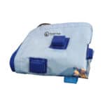 A photo of the Climbing Wall Overlay, folded.