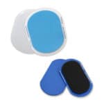 A photo showing a pair of large Sliders and a pair of small Sliders.